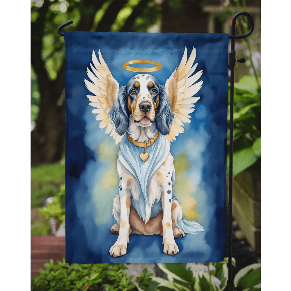 English Setter My Angel Garden Flag Mailbox Flag Decorative Yard Flag Banner Outside Patio Artwork Yard Flower Beds, Garden Size, Multicolor - Estalios