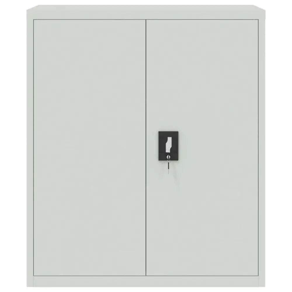 Epic Metal Storage Cabinets: White, Gray & Light Gray - Estalios