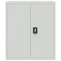 Epic Metal Storage Cabinets: White, Gray & Light Gray - Estalios