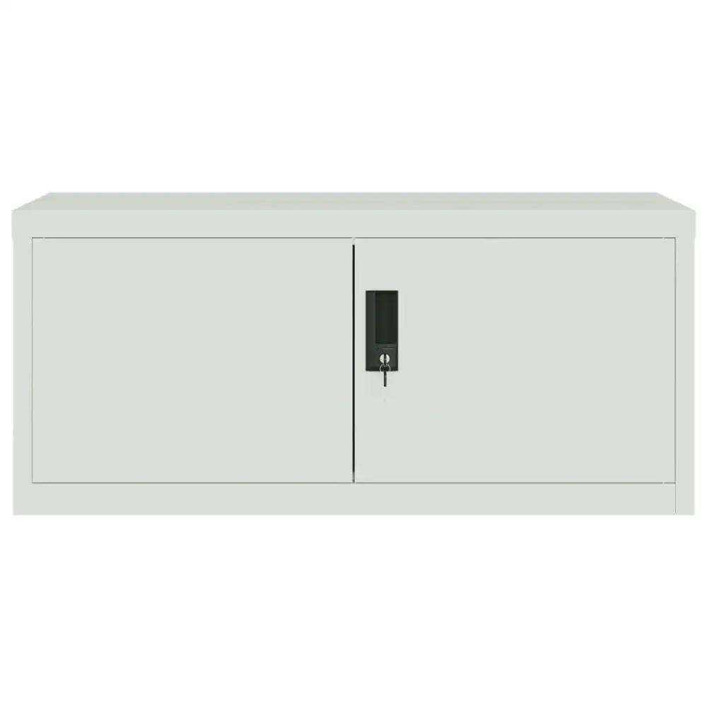 Epic Metal Storage Cabinets: White, Gray & Light Gray - Estalios