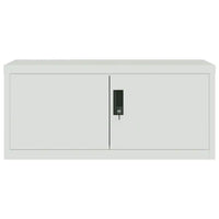 Epic Metal Storage Cabinets: White, Gray & Light Gray - Estalios