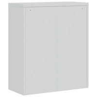 Epic Metal Storage Cabinets: White, Gray & Light Gray - Estalios