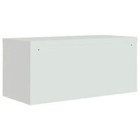 Epic Metal Storage Cabinets: White, Gray & Light Gray - Estalios