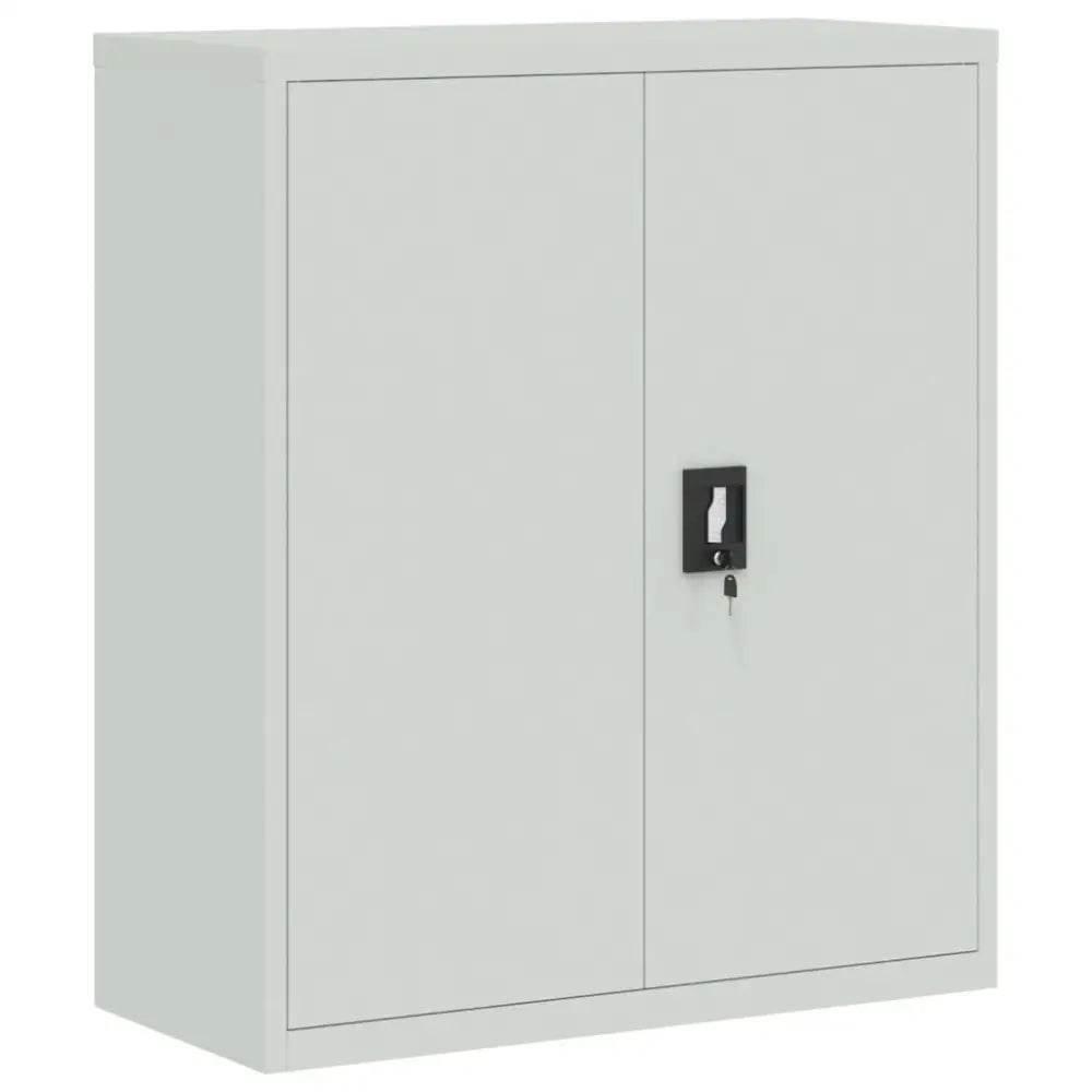 Epic Metal Storage Cabinets: White, Gray & Light Gray - Estalios