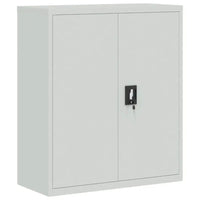 Epic Metal Storage Cabinets: White, Gray & Light Gray - Estalios