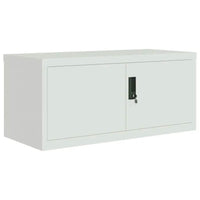 Epic Metal Storage Cabinets: White, Gray & Light Gray - Estalios