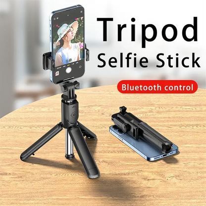 Epic Tripod Selfie Stick Deals featuring a tripod selfie stick with Bluetooth control