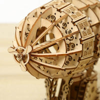 Epic Wooden Steampunk Airship: Soar Through Imagination - Estalios