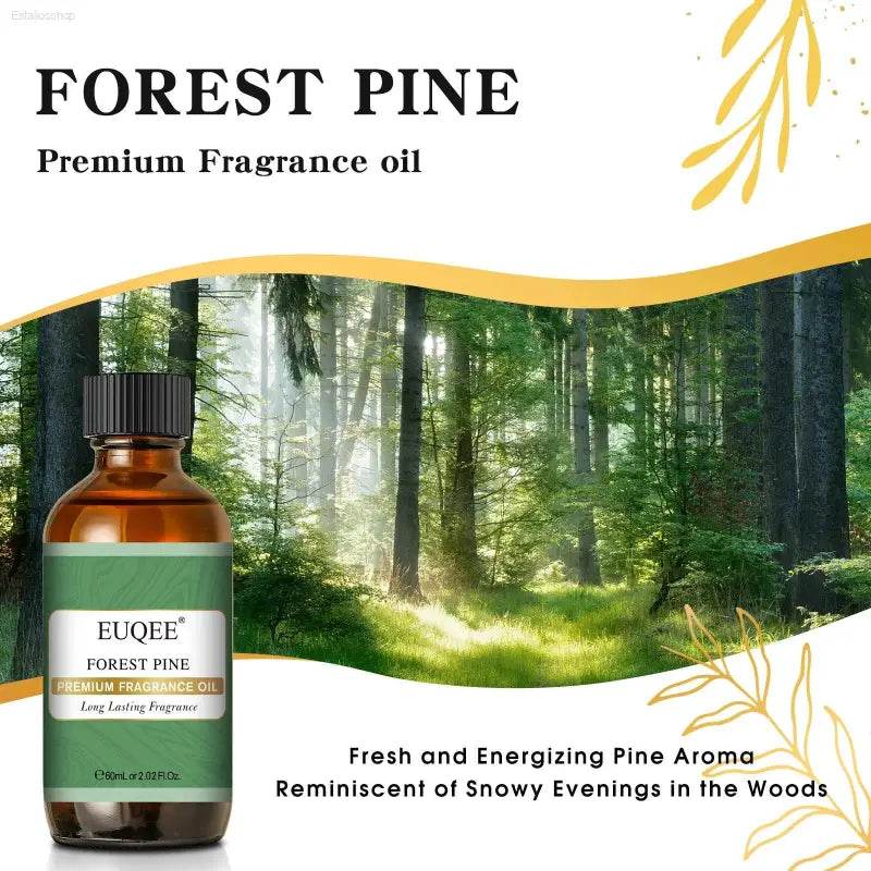 EUQEE 60ml Men's Fragrance Oils for Car Diffusion Aromas - Estalios