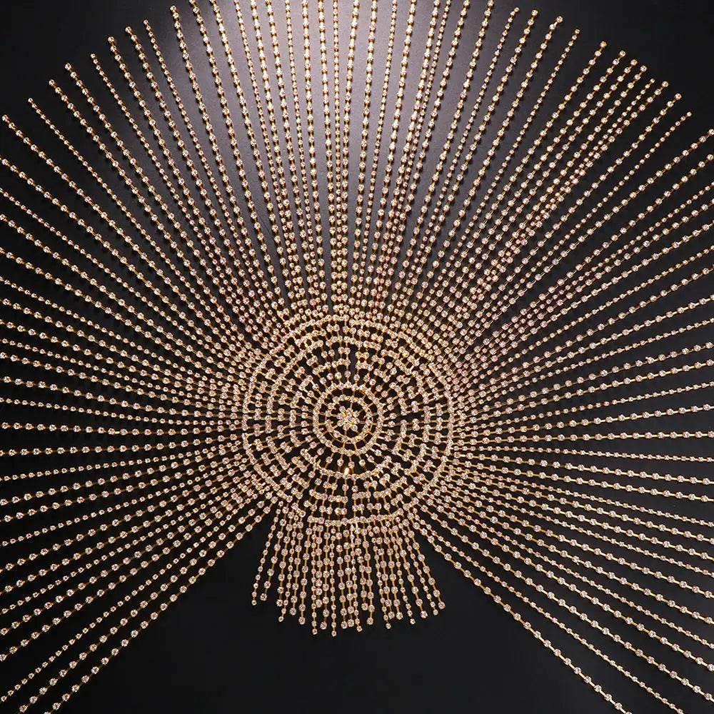 Exaggerated Long Flowing Su Hair Chain for Stunning Performances - Estalios