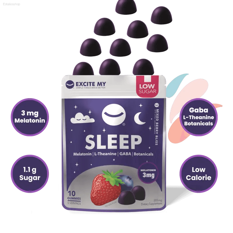 Sleep gummies with melatonin.