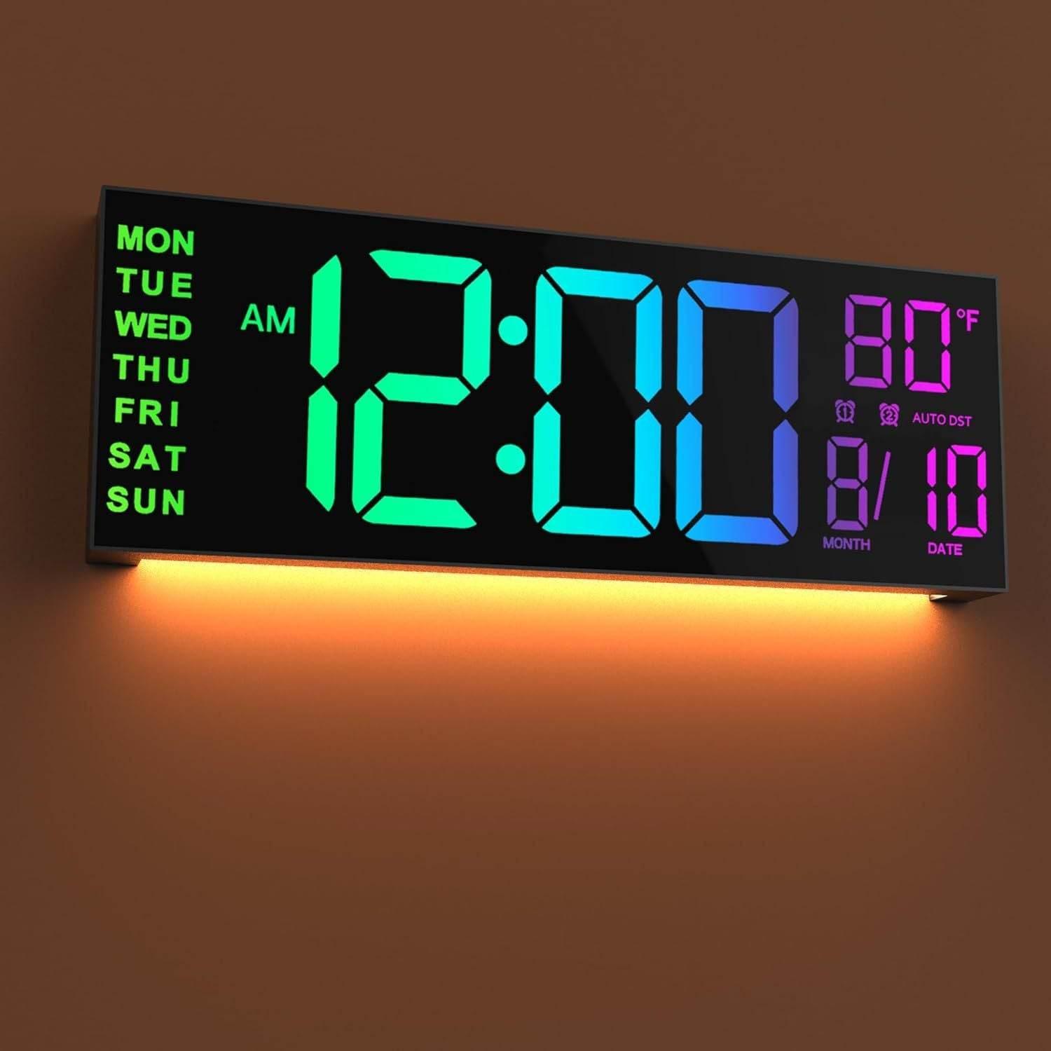 Explore Quality Fashion and Essentials for Everyone at Our Store 

Large Digital Wall Clock with Remote Control Big LED Dual Alarm - Estalios