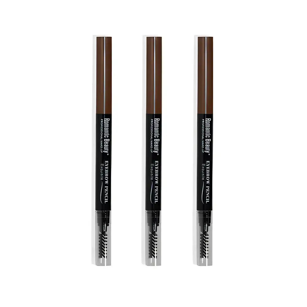 Three brown eyebrow pencils from the Exquisite Dark Blonde Eyebrow Pencil Trio