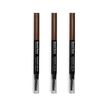 Three brown eyebrow pencils from the Exquisite Dark Blonde Eyebrow Pencil Trio