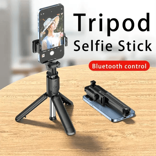 Versatile Extendable Monopod with Tripod and Bluetooth Control - Estalios