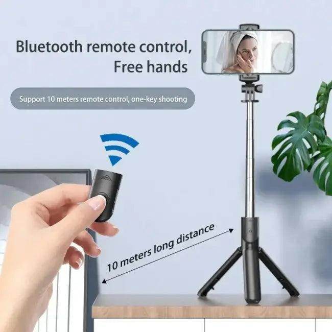 Versatile Extendable Monopod with Tripod and Bluetooth Control - Estalios