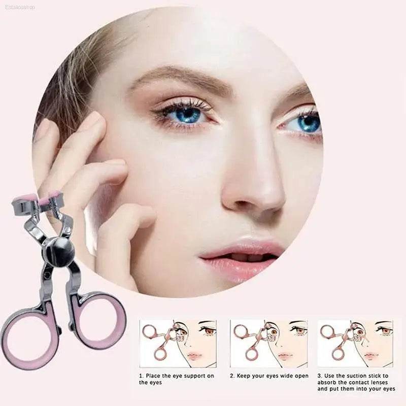Eye Care Contact Lenses Inserter Remover Soft Tip Tool - Estalios