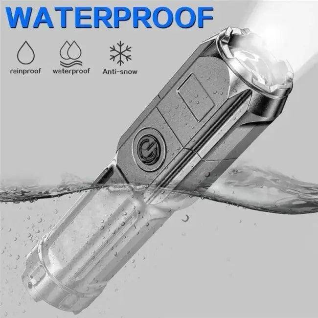 F15-T Black Portable LED Flashlight for Powerful Focused Light - Estalios