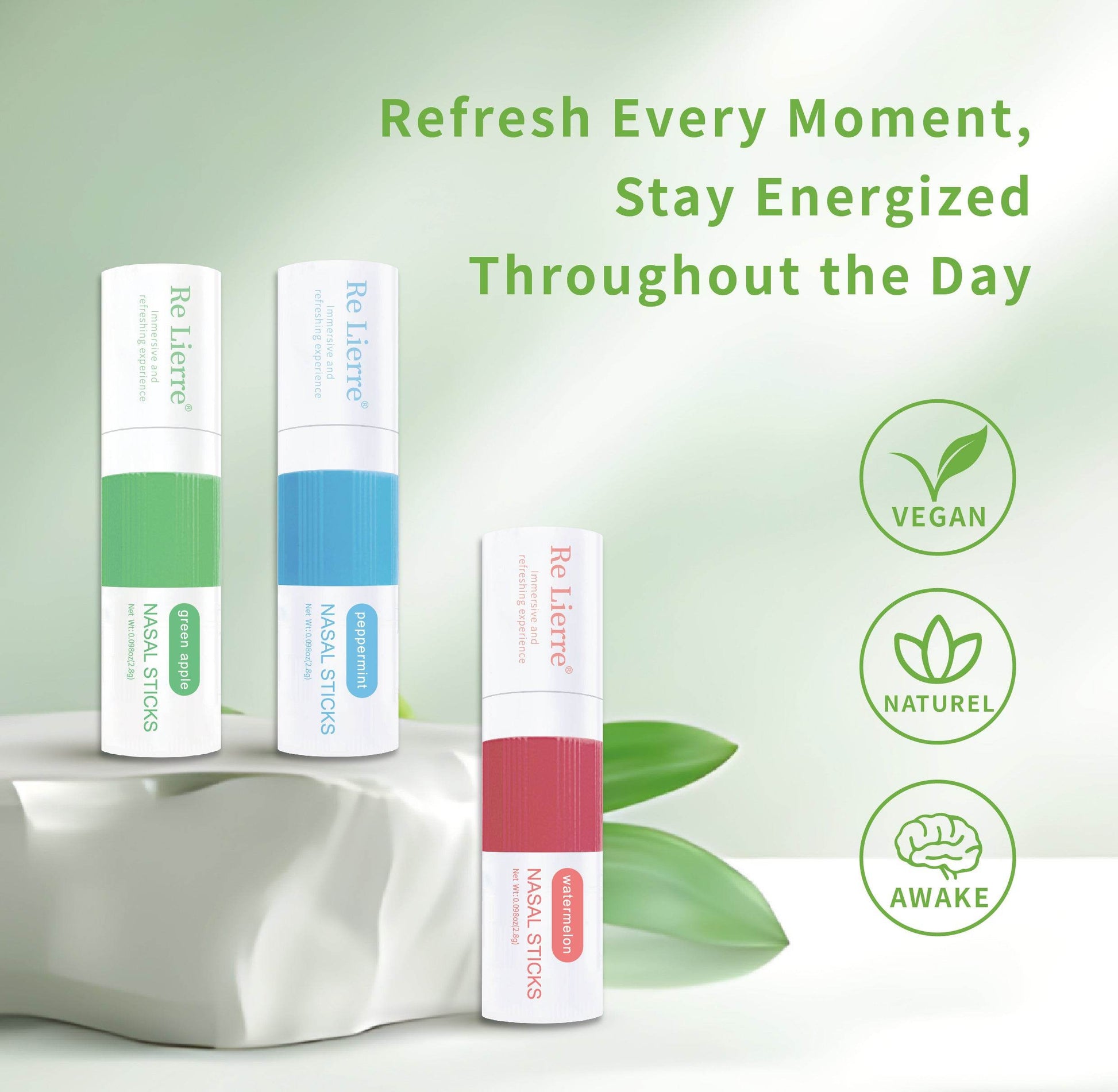 Re Lierre 3-in-1 Nasal Bar for Clear, Comfortable Breathing - Estalios