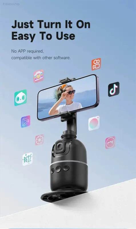 FANGTUOSI AI Smart Gimbal 360° Face Tracking Smartphone Stabilizer - Estalios