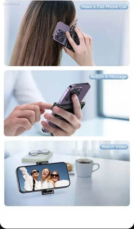 FANGTUOSI AI Smart Gimbal 360° Face Tracking Smartphone Stabilizer - Estalios