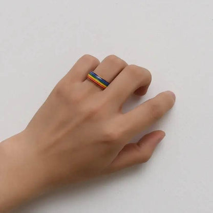 Rainbow Riot Rings: Unleash Your Inner Radiance! - Estalios