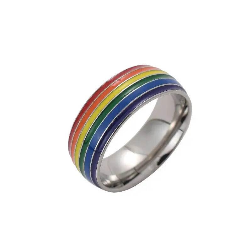 Rainbow Riot Rings: Unleash Your Inner Radiance! - Estalios