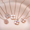 Fashion Retro Clover Heart Pendant Necklace for Women - Estalios