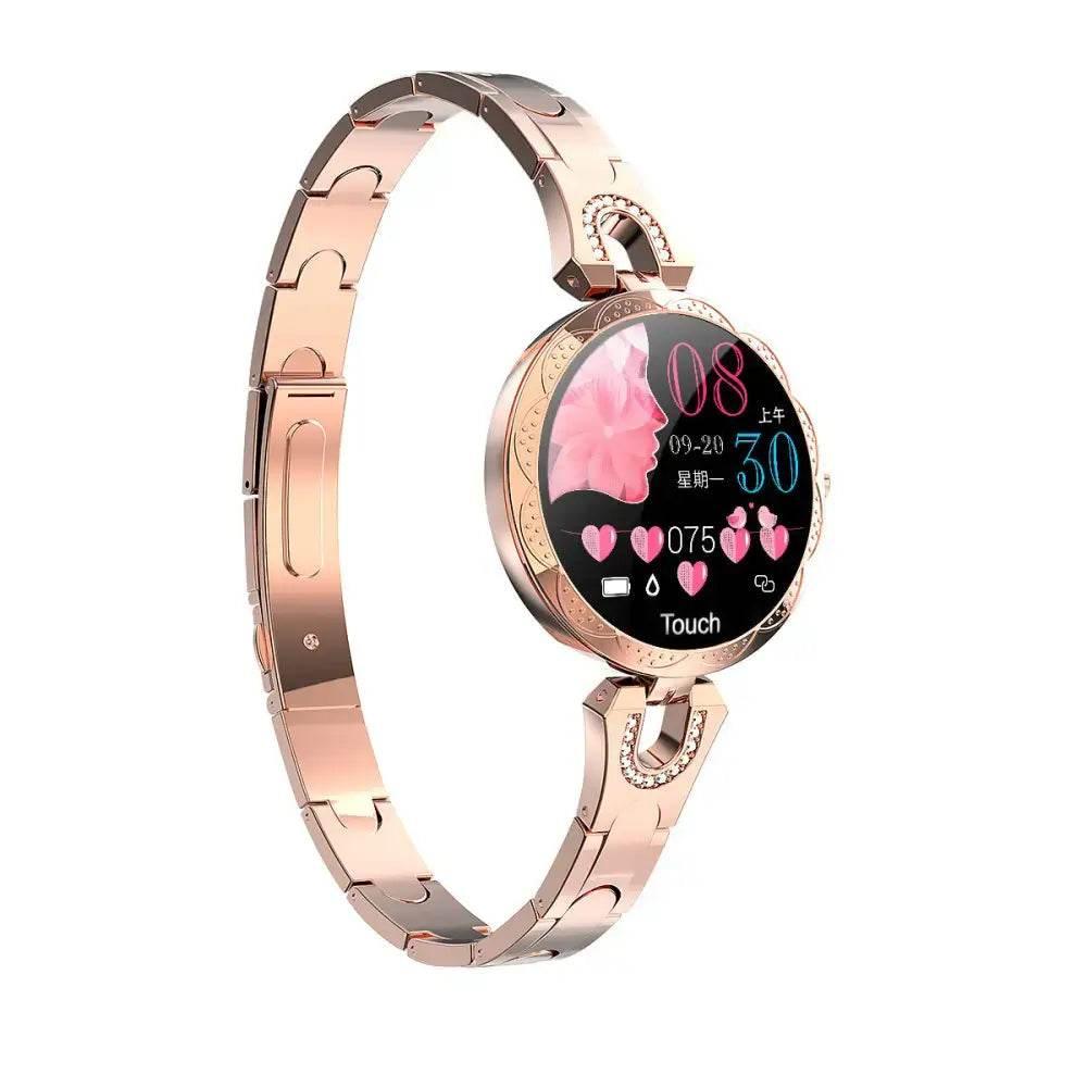 Fashion Women's Smart Watch Waterproof Wearable Device Heart Rate Monitor Sports Smartwatch - Estalios