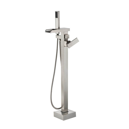 Infinity Freestanding Waterfall Spout Bathtub Faucet Design - Estalios
