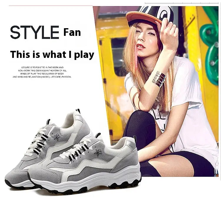 Spring New Low-top Platform Casual Sneaker Women