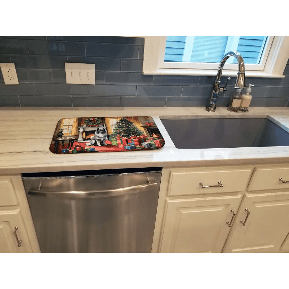 Festive Paws: Celebrate Christmas with a Dog Dish Mat! - Estalios