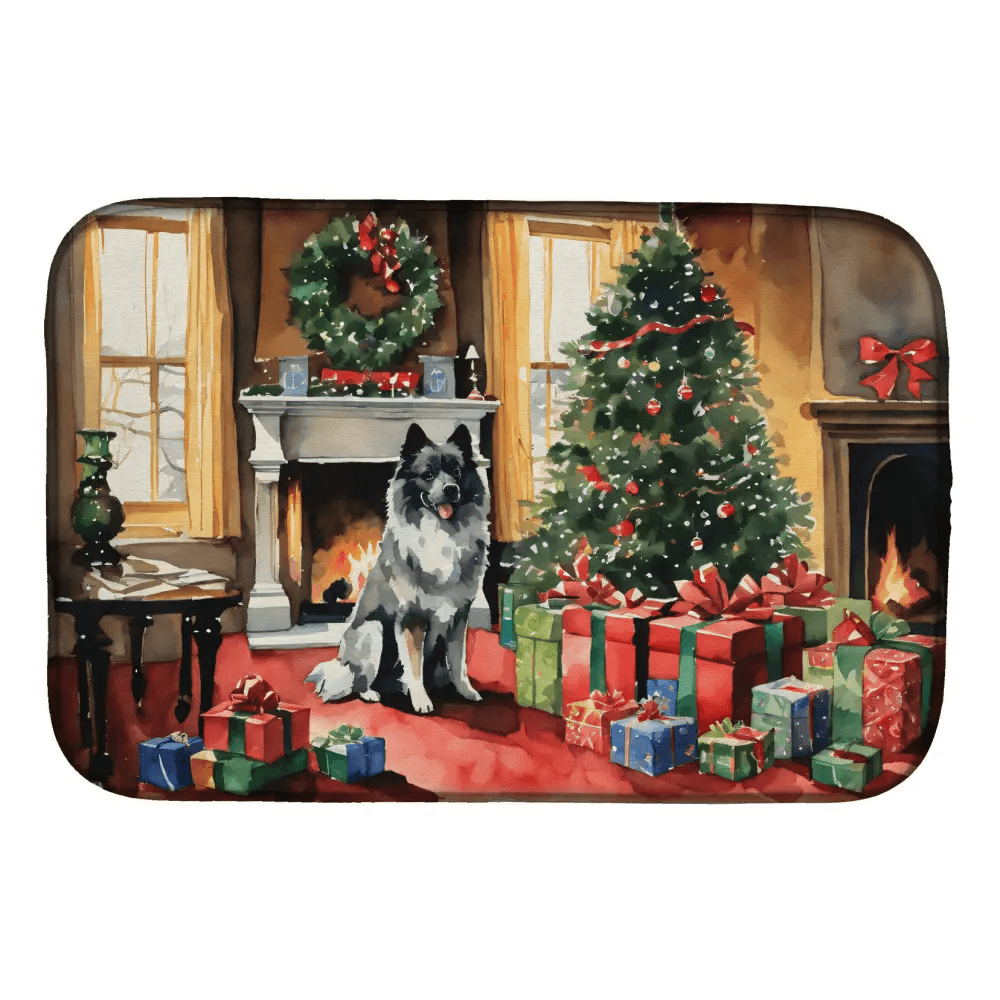 Festive Paws: Celebrate Christmas with a Dog Dish Mat! - Estalios