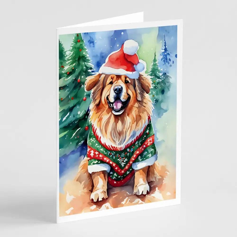 Woofing Wonderful Watercolor Christmas Dog Cards! Spread Holiday Cheer with these Adorable Watercolor Christmas Dog Cards! Each Card Features a Unique and Festive Dog Design, Perfect - Estalios