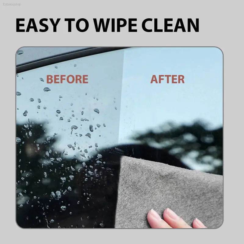 Fiber Cloth Window Cup Car Windshield Cleaner Smooth Decontamination - Estalios
