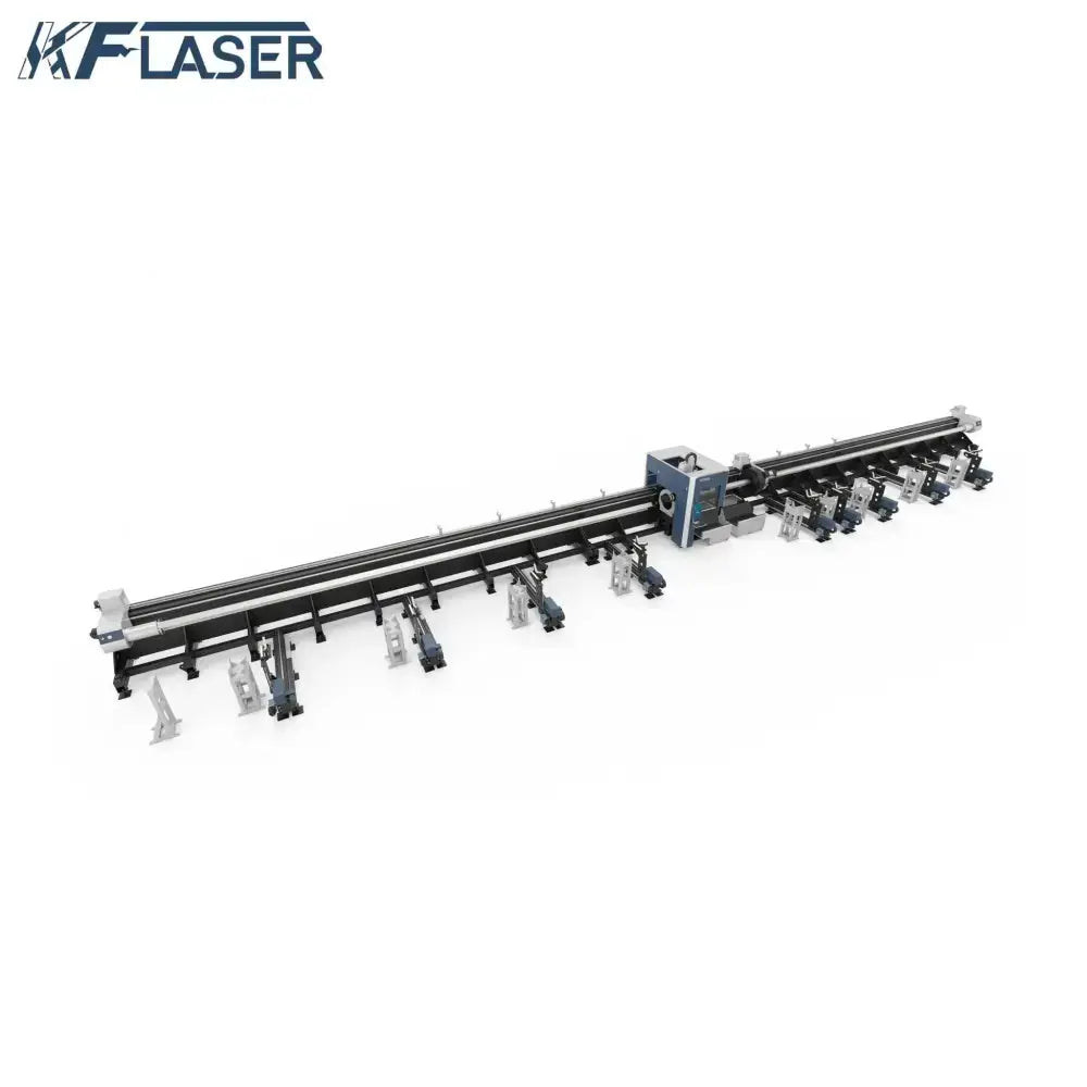 Long multi-headed laser cutting machine for Fiber Laser Cutting with Precision Four Chuck