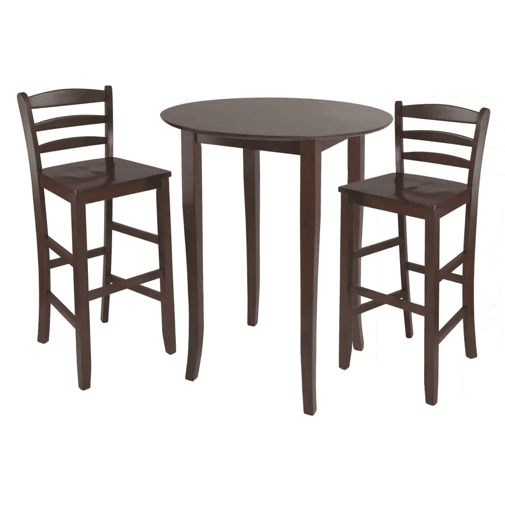 Fiona 3-Pc High Round Table with Stools for Dining - Estalios