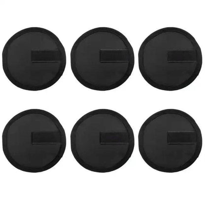 Fishing Lure Wraps Set with Rod and Six Black Catch Pads for Safe Storage - Estalios