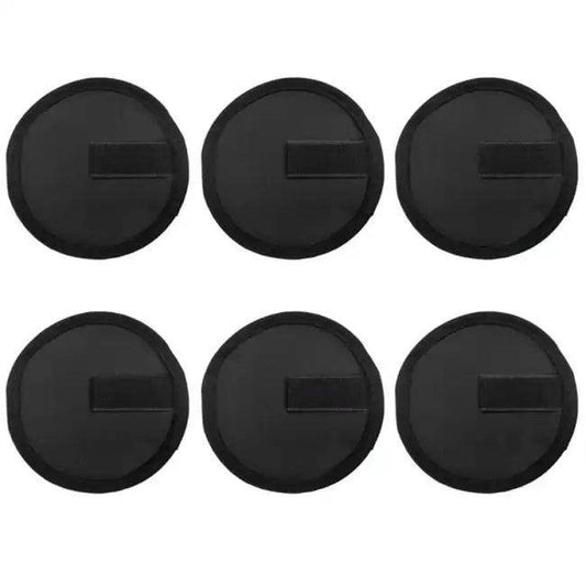 Fishing Lure Wraps Set with Rod and Six Black Catch Pads for Safe Storage - Estalios
