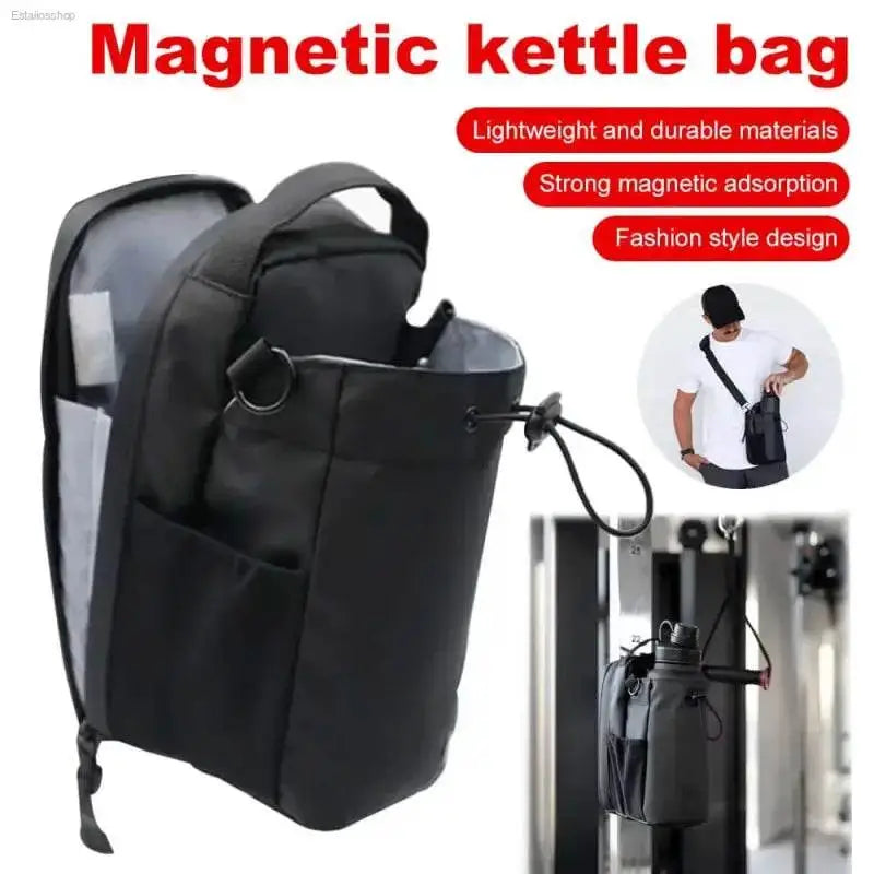 Magnetic Gym Bag Large Capacity Magnetic Carrier Bag with Phone Pocket Portable