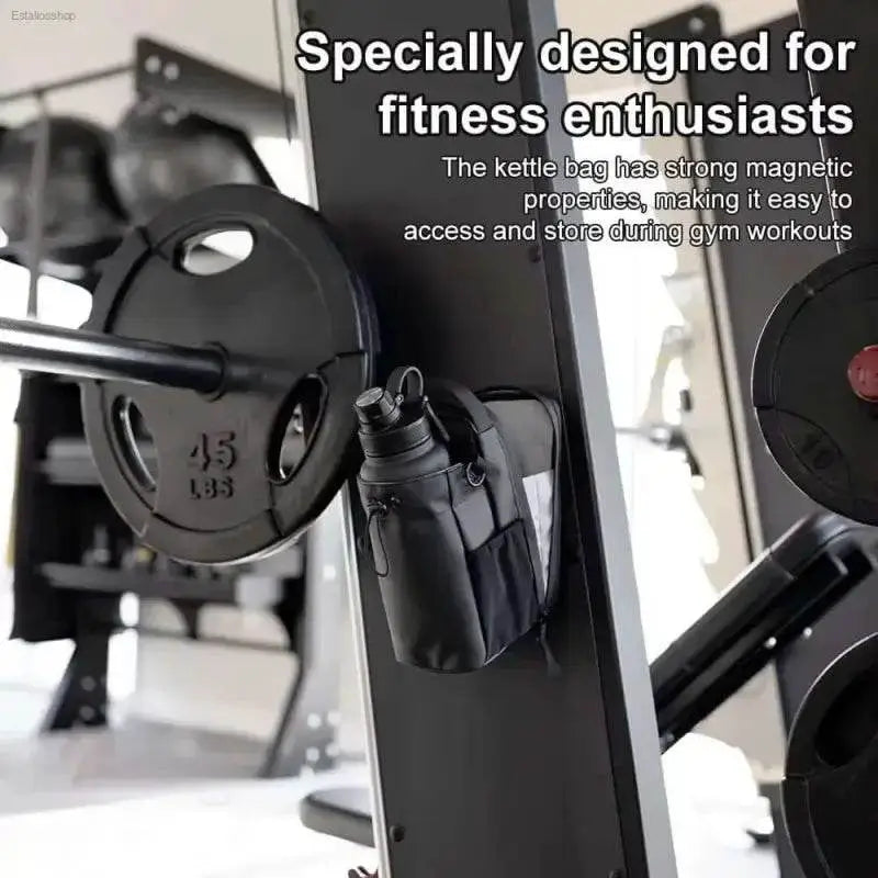 Magnetic Gym Bag Large Capacity Magnetic Carrier Bag with Phone Pocket Portable