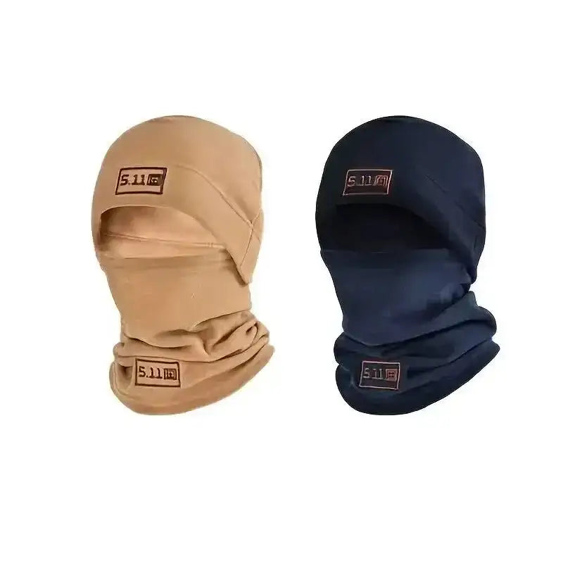 Two balaclava-style face coverings from the Fleece Balaclavas Winter Warm Outdoor collection