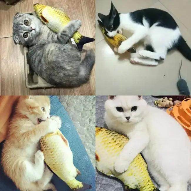 Flipping Fish Toy for Cats - Exciting USB Charged Fun - Estalios