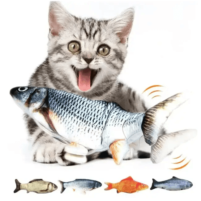 Flipping Fish Toy for Cats - Exciting USB Charged Fun - Estalios