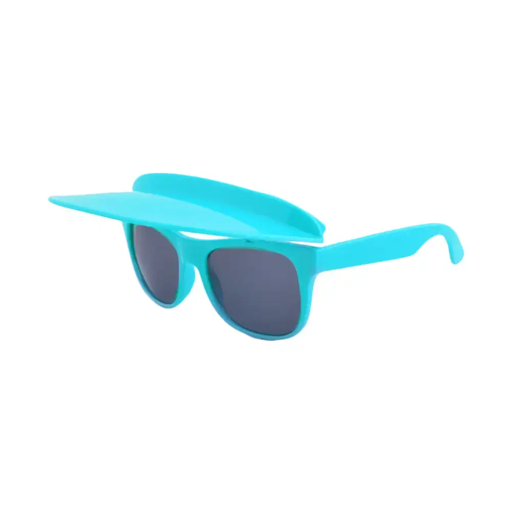 Turquoise Flipside Sunglasses with visor - check out this variant total and view cart!