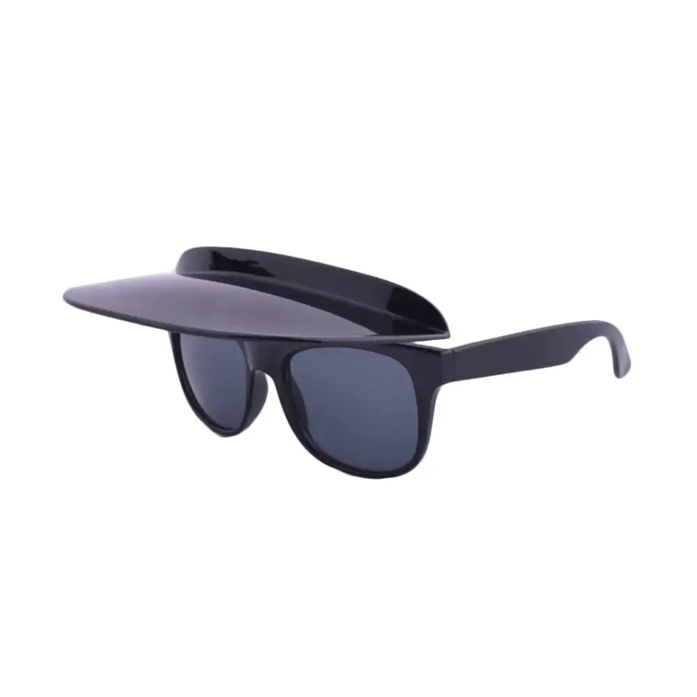 Black Flipside Sunglasses with visor from the Variant Total collection, ready to view cart