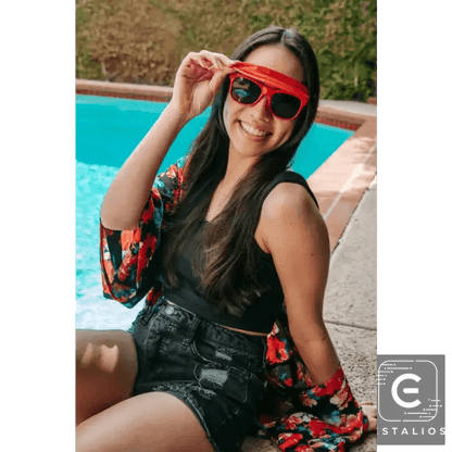 Vibrant Visor Sunglasses for Bold Colorful Style - Estalios