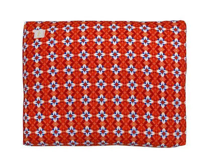 Floral Patterned Yoga Meditation Cushion for Comfort and Style - Estalios