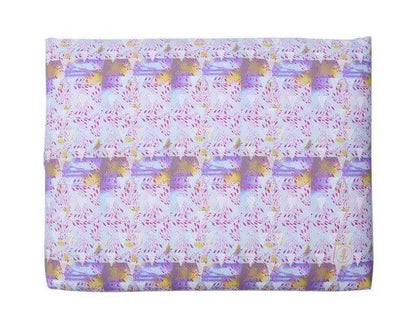 Floral Patterned Yoga Meditation Cushion for Comfort and Style - Estalios