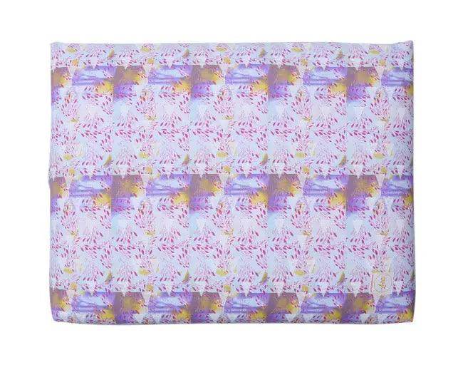 Floral Patterned Yoga Meditation Cushion for Comfort and Style - Estalios